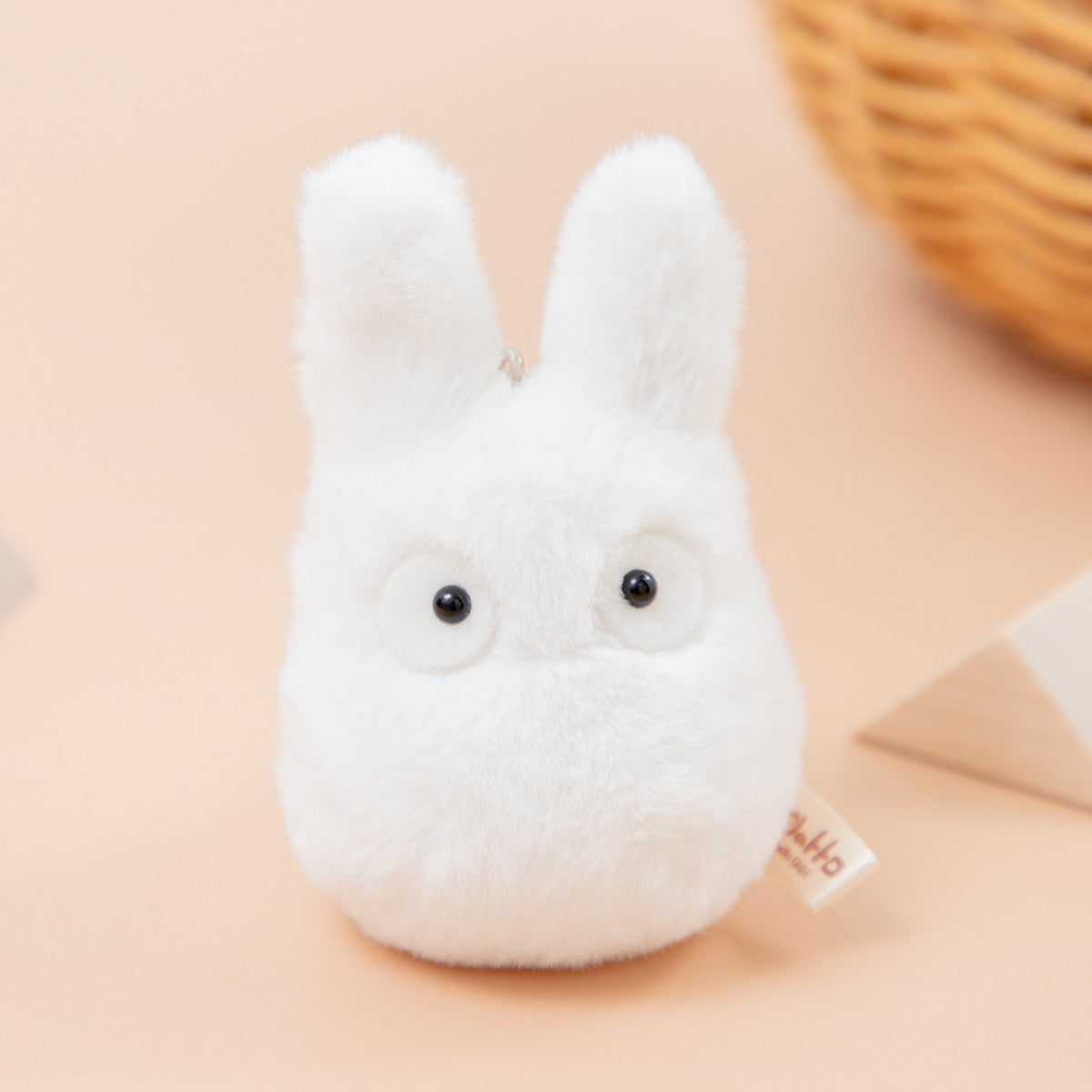 Studio Ghibli - Nakayoshi Mascot Plush Charms (8 Types) - White Totoro - official view 11