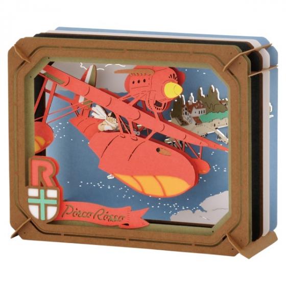 Studio Ghibli - PAPER THEATER Paper Craft Kits (8 Types) - Above the Adriatic - PT-064N - official view 6