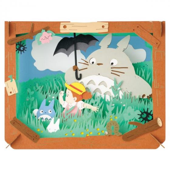 Studio Ghibli - PAPER THEATER Paper Craft Kits (8 Types) - A Walk in the Field - PT-062X - official view 9