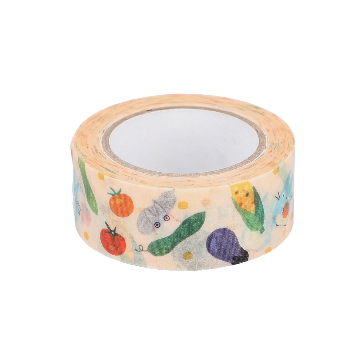 Studio Ghibli - Patterned Masking Tape Packs (7 Types) - Totoro Vegetables - official view 11