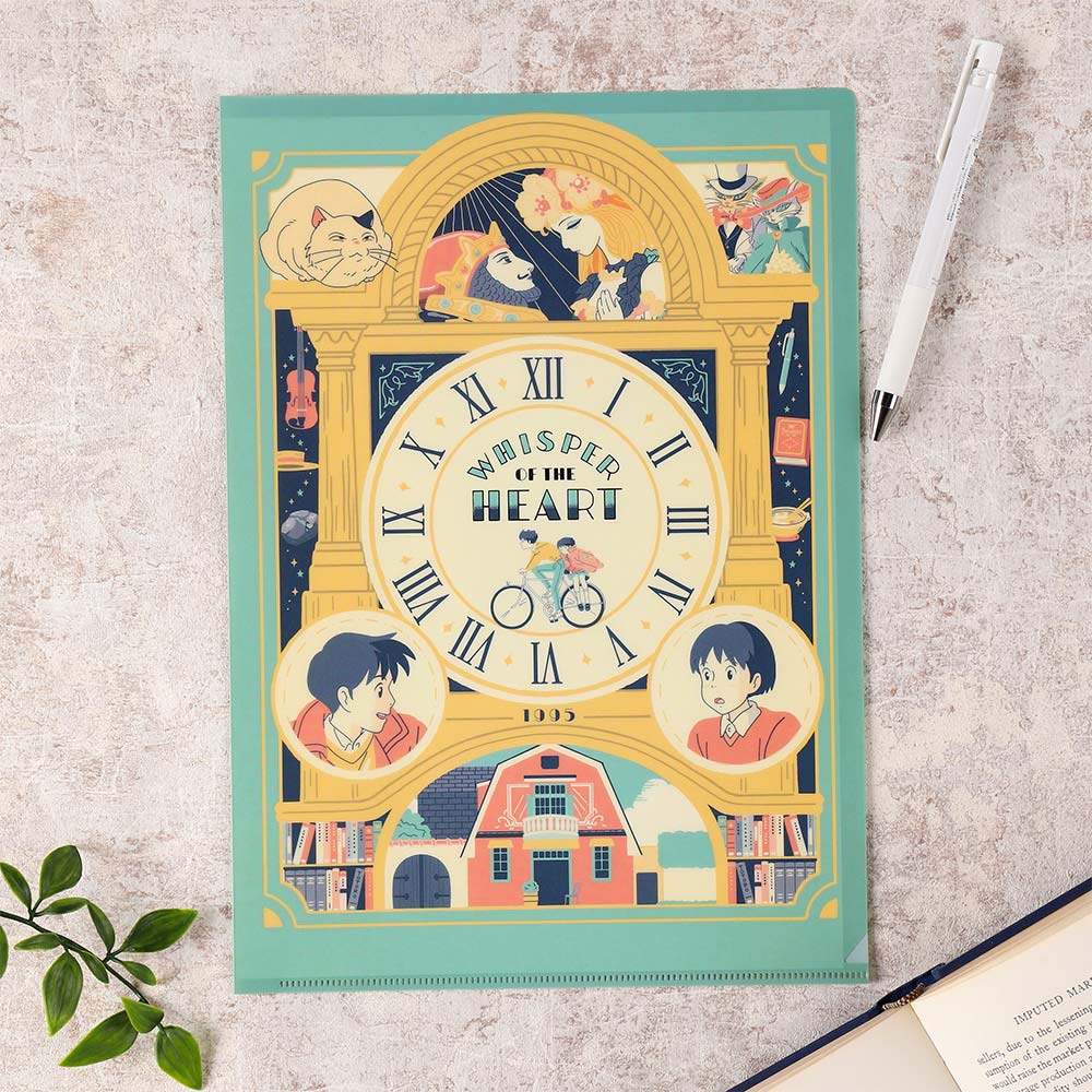 Studio Ghibli - Retro Frame A4 Clear Files (9 Types) - Whisper of the Heart - official view 14