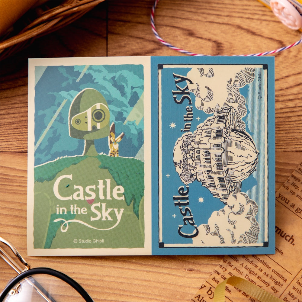 Studio Ghibli - Retro Sticker Sheets (5 Types) - Castle in the Sky - official view 1