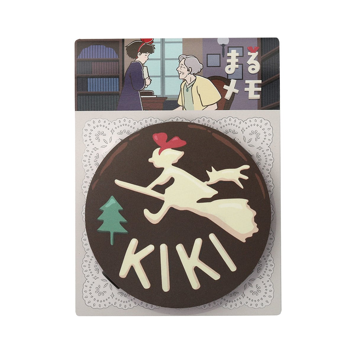 Studio Ghibli - Round Food Memo Pads (3 Types) - Kiki Chocolate Cake - official view 7