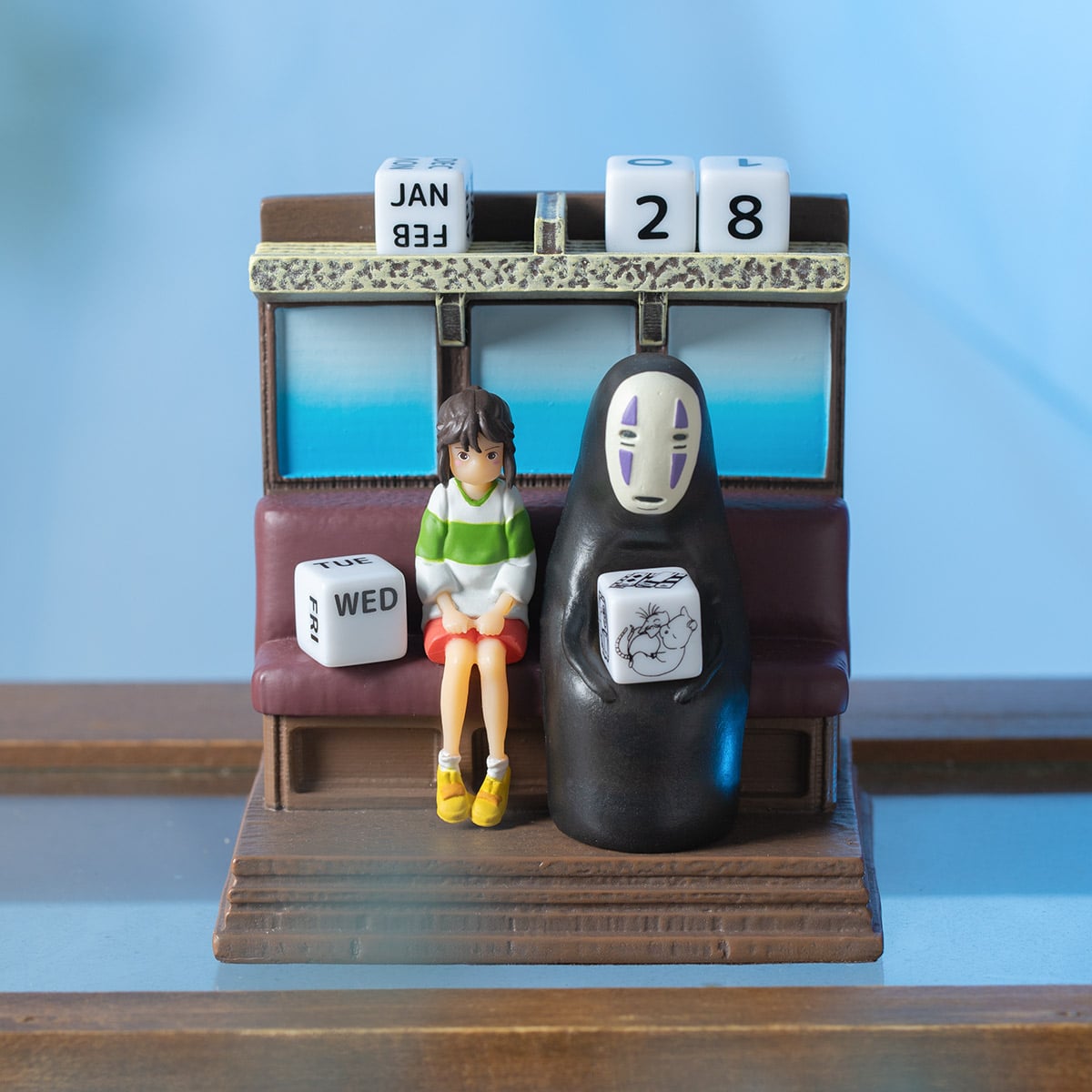 Studio Ghibli Sculpted Perpetual Calendars (4 Types) - Spirited Away Sea Railway - official view 31