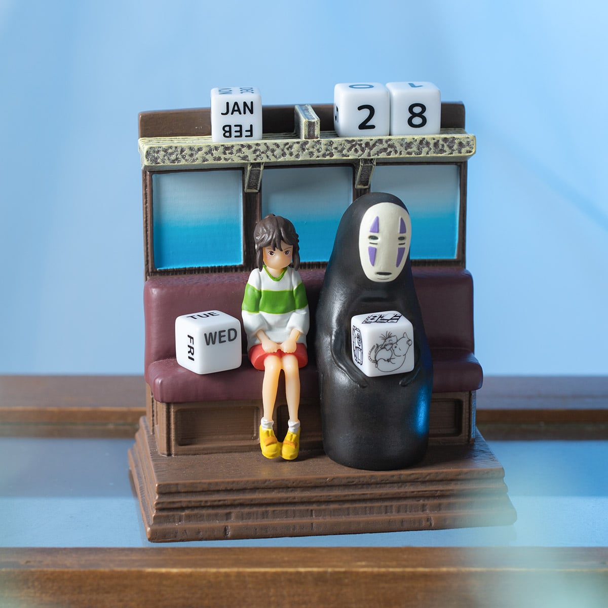 Studio Ghibli Sculpted Perpetual Calendars (4 Types) - Spirited Away Sea Railway - official view 32