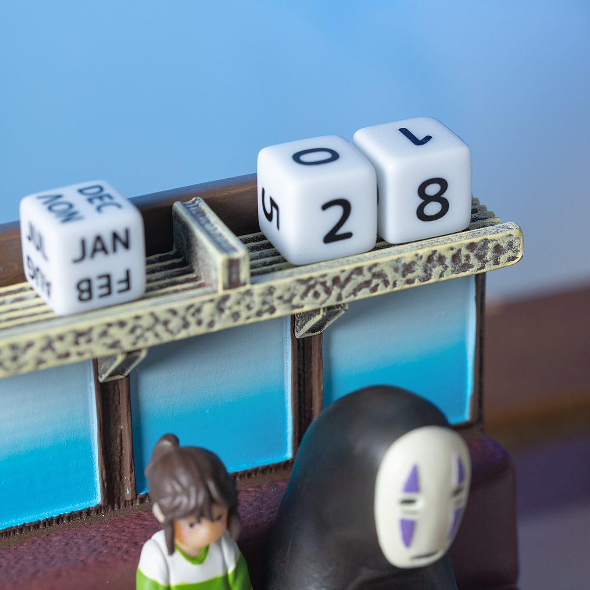 Studio Ghibli Sculpted Perpetual Calendars (4 Types) - Spirited Away Sea Railway - official view 36