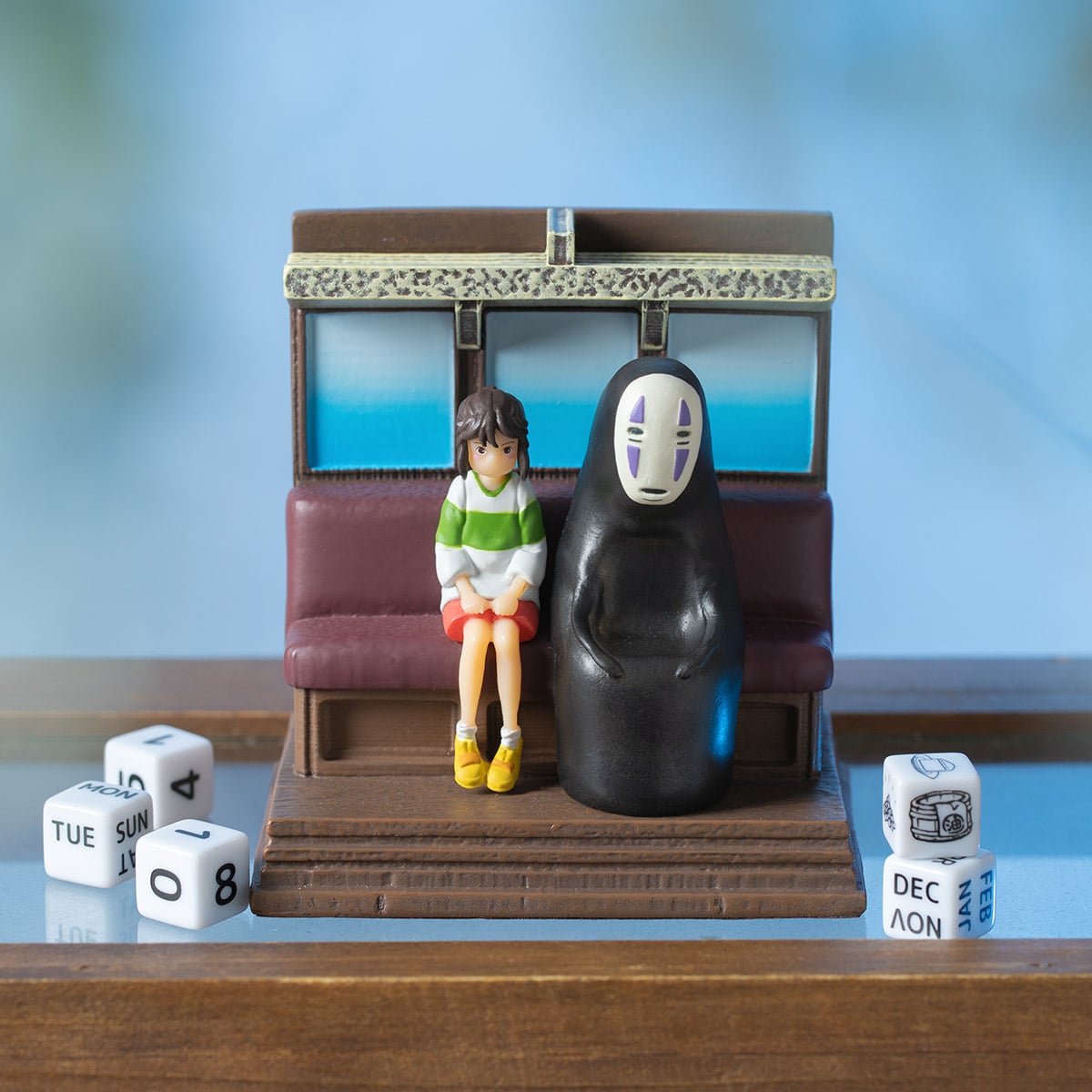 Studio Ghibli Sculpted Perpetual Calendars (4 Types) - Spirited Away Sea Railway - official view 38