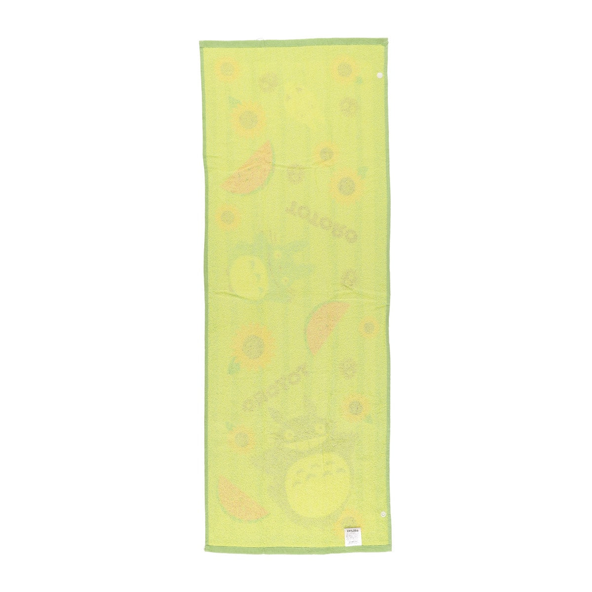 Studio Ghibli - Snap-Fastening Junior Bath Towels (2 Types) - Totoro and Watermelon - official view 2
