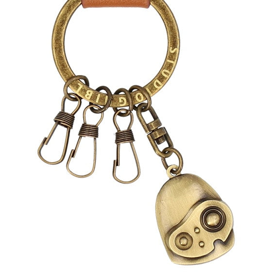 Studio Ghibli Split-Leather Three-Hook Keyrings (4 Types) - Robot Soldier - official view 2