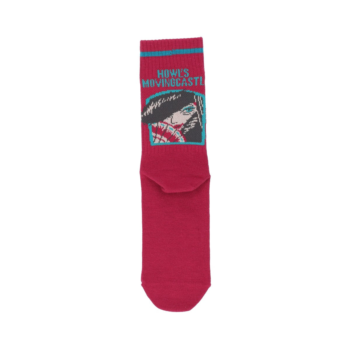 Studio Ghibli Striped Ribbed Crew Socks 23-25 cm (3 Types) - Howl's Moving Castle - Window - official view 10