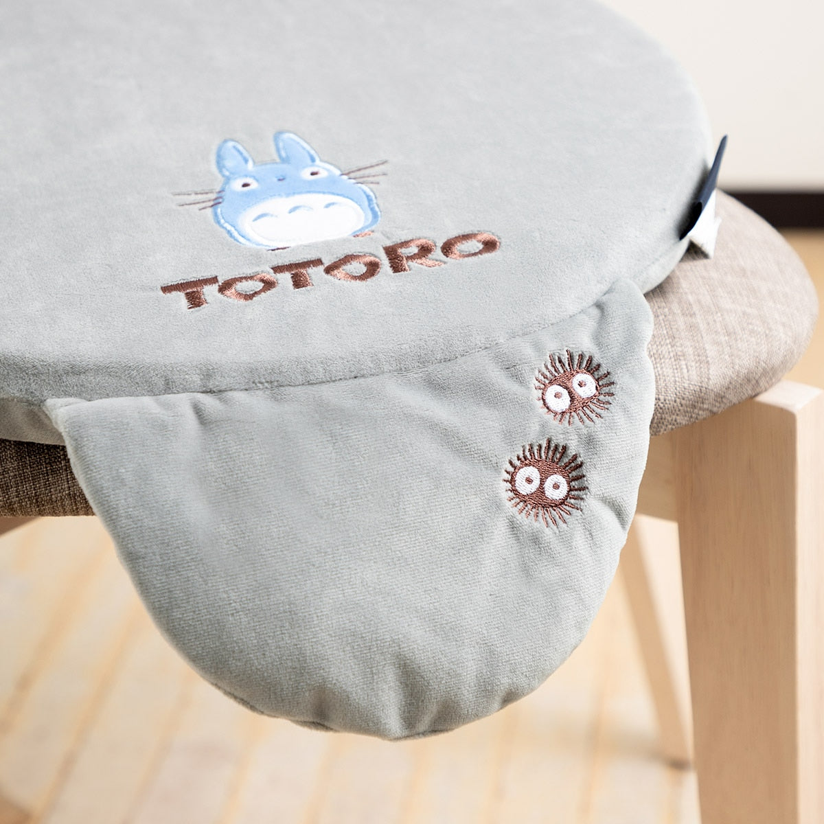 Studio Ghibli Totoro and Jiji Tail Seat Cushions (2 Types) - Totoro - official view 3