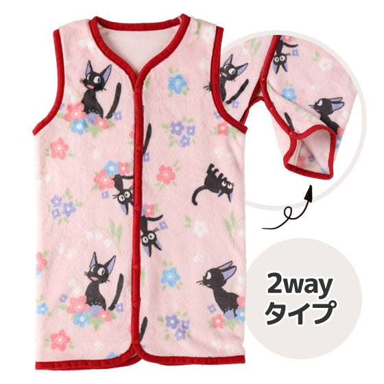 Studio Ghibli - Two-Way Sleepers (2 Types) - Jiji and Flowers - official view 8
