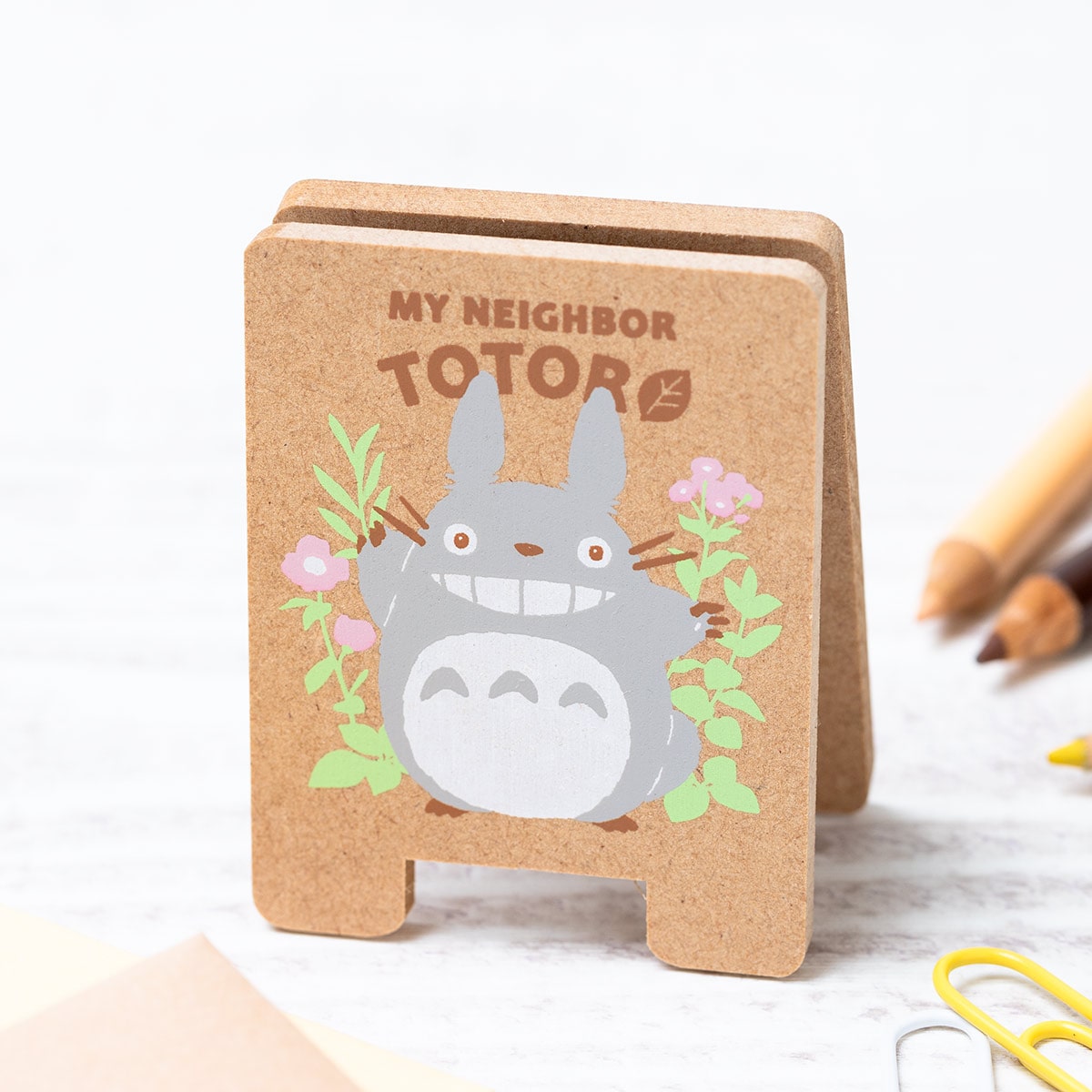 Studio Ghibli - Wooden Stand Clips (5 Types) - Totoro - official view 1