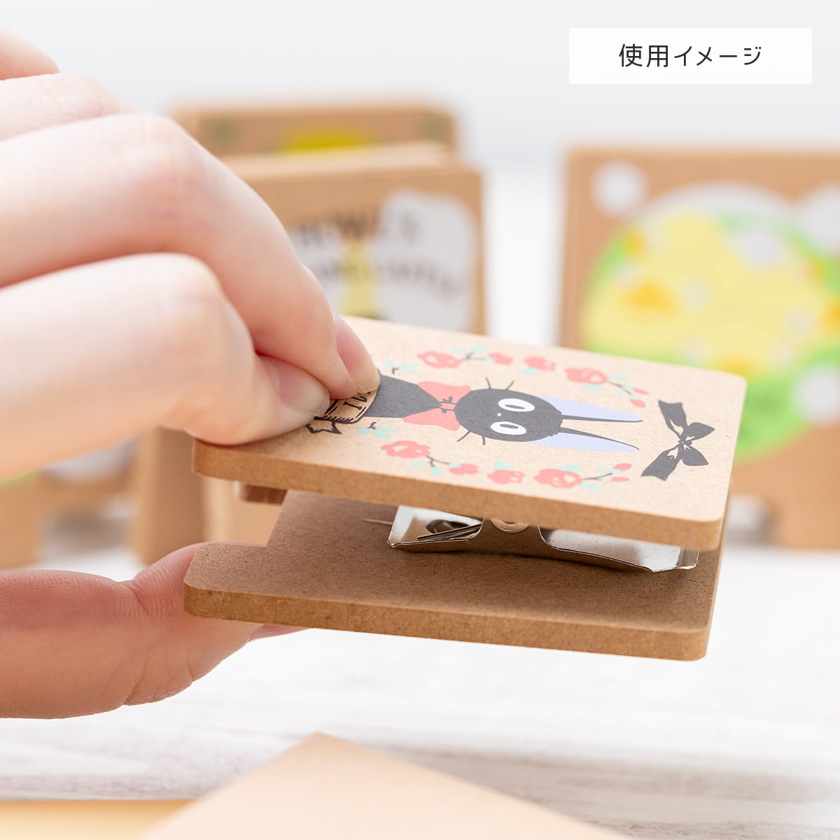 Studio Ghibli - Wooden Stand Clips (5 Types) - Totoro - official view 8