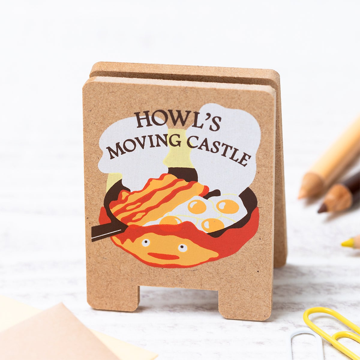 Studio Ghibli - Wooden Stand Clips (5 Types) - Calcifer and Howl - official view 28