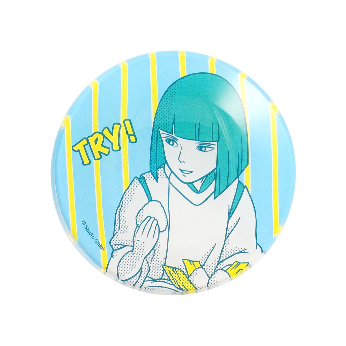 Studio Ghibli Yummy Glass Mini Dishes (3 Types) - Haku's Rice Ball - official view 3
