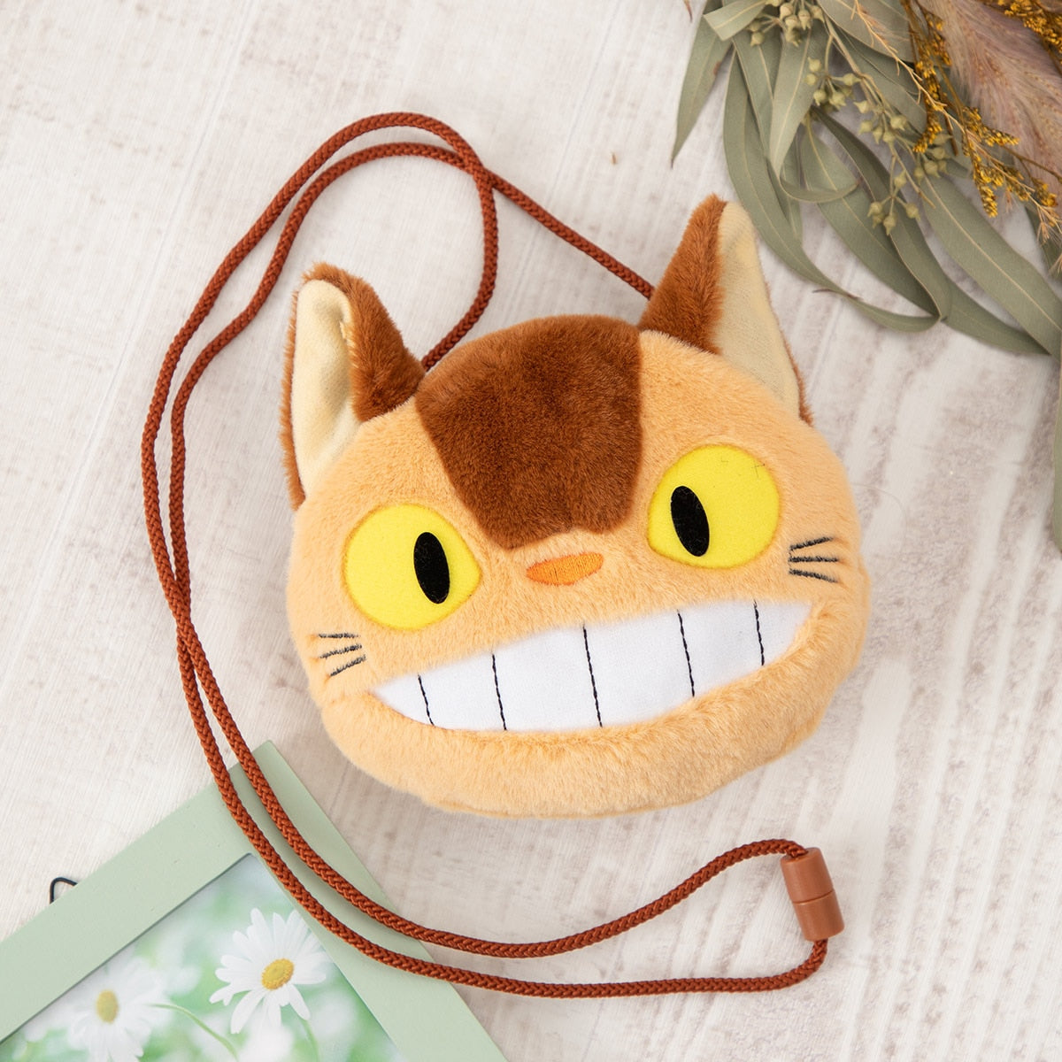 Studio Ghibli - Zipped Character Neck Pouches (4 Types) - Catbus - official view 11