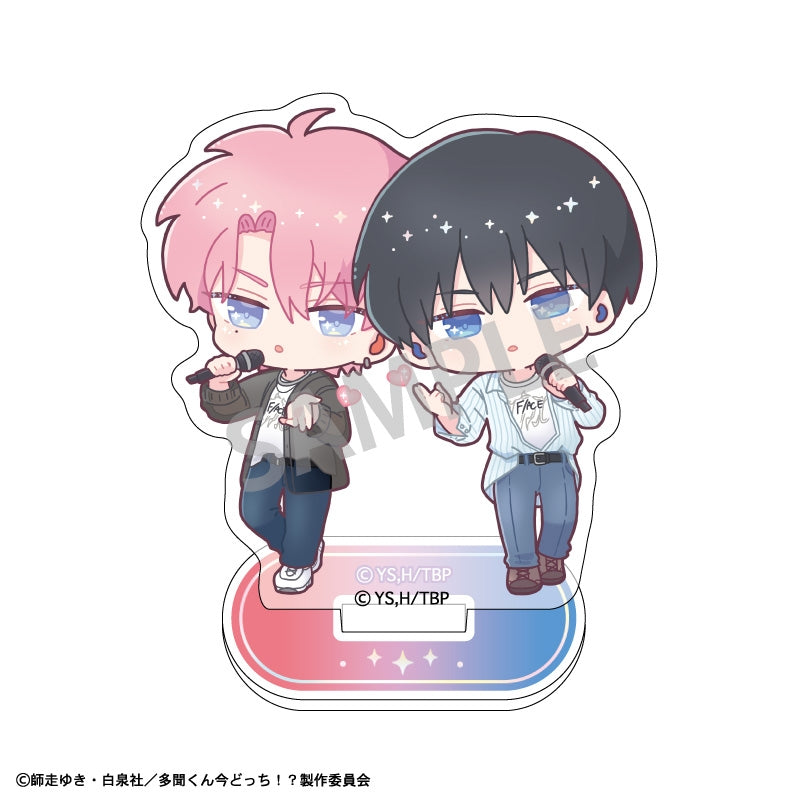 Tamon's B-Side Episode Selection mini acrylic stand - Tamon Fukuhara & Ouri Sakaguchi official product photo