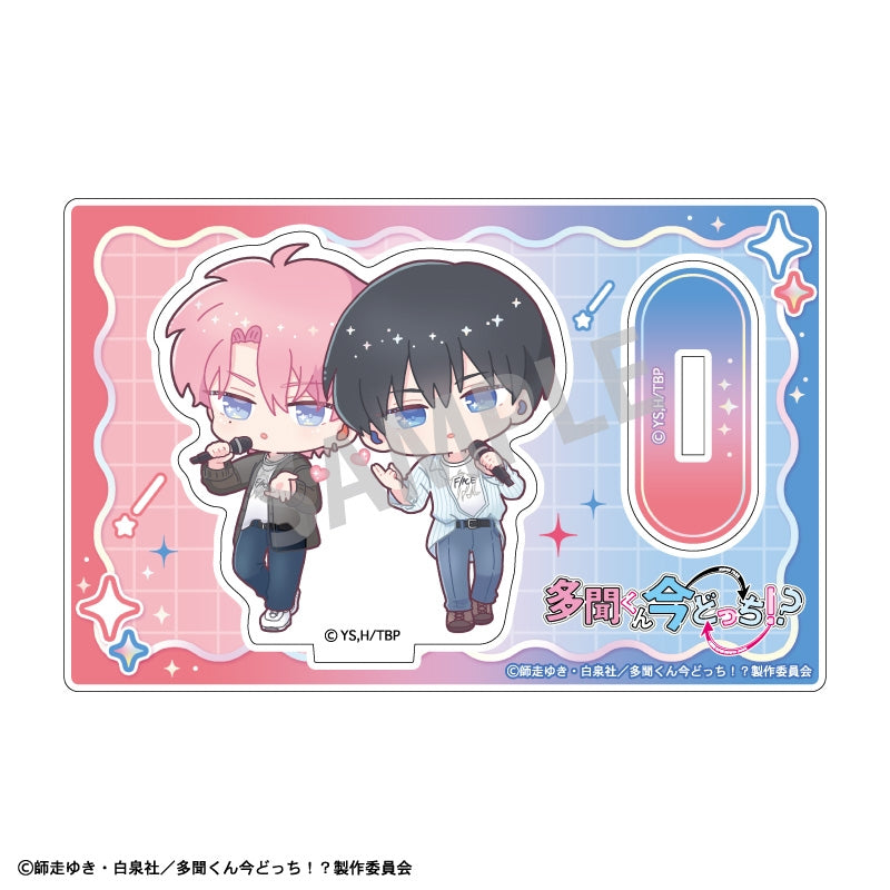 Tamon's B-Side Episode Selection mini acrylic stand - Tamon Fukuhara & Ouri Sakaguchi acrylic parts and packaging