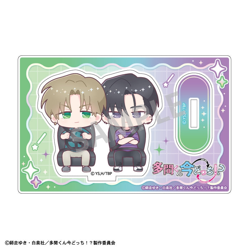 Tamon's B-Side Episode Selection mini acrylic stand - Keito Tachibana & Rintaro Kai acrylic parts and packaging