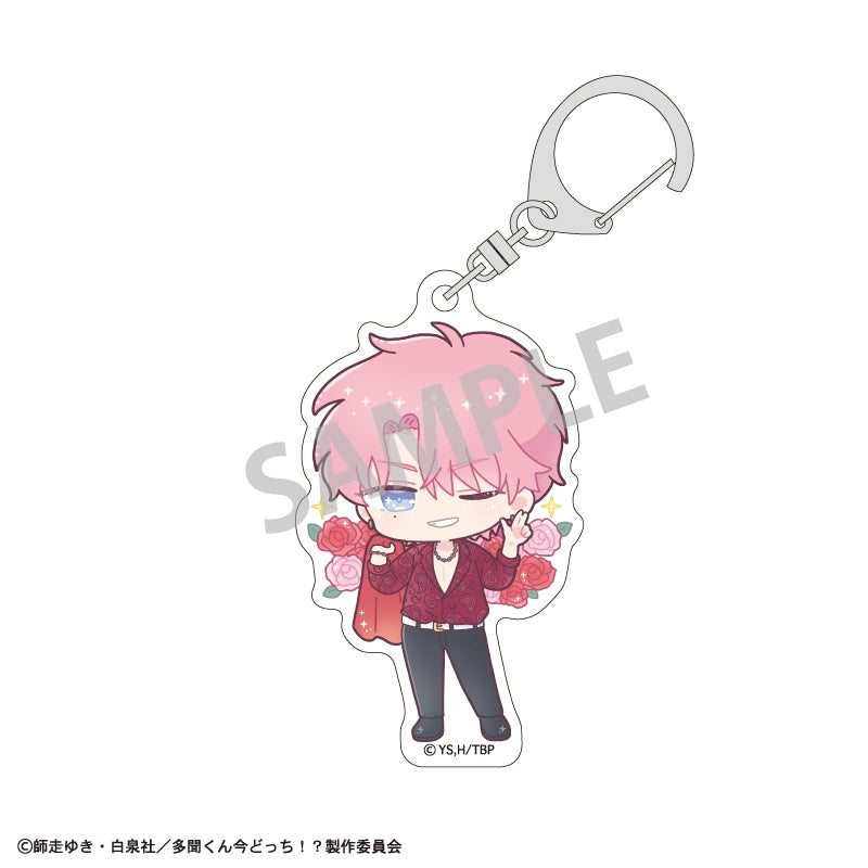 Tamon's B-Side Episode Selection acrylic keychain - Tamon Fukuhara official product photo