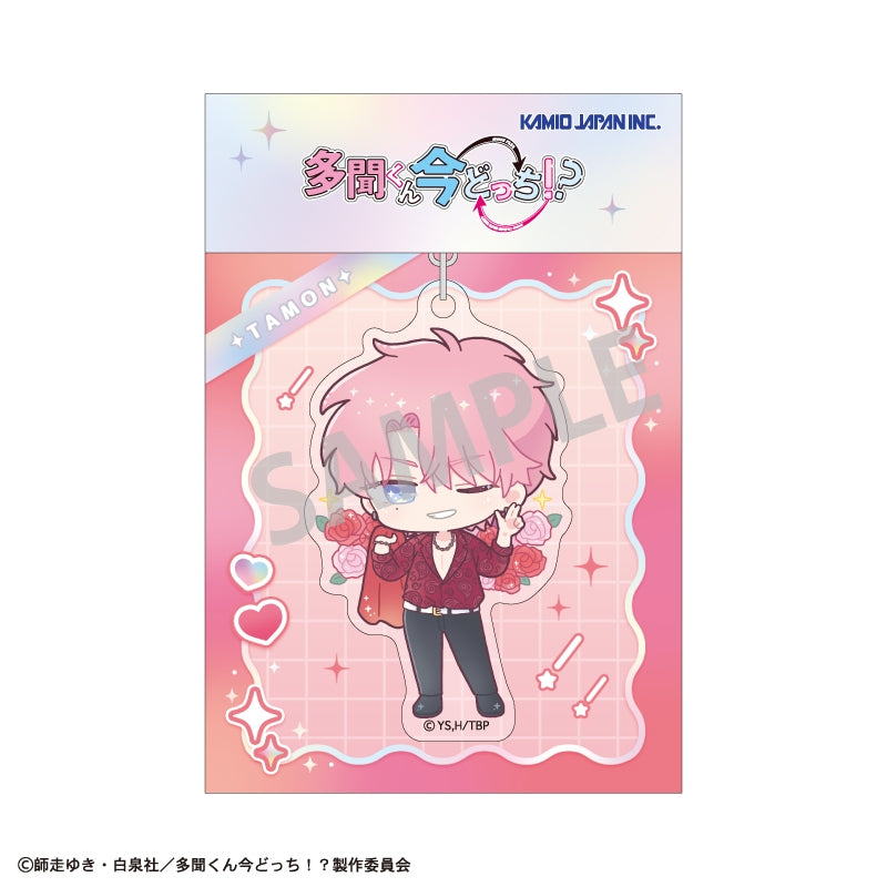 Tamon's B-Side Episode Selection acrylic keychain - Tamon Fukuhara acrylic parts and packaging