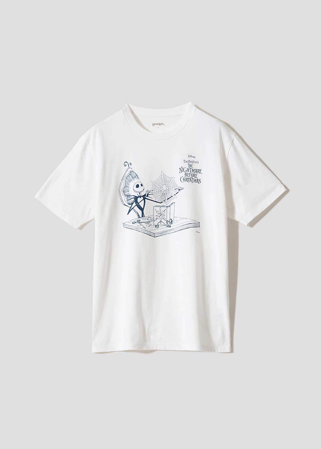 The Nightmare Before Christmas Graniph Christmas Research T-shirt, official product photo 1