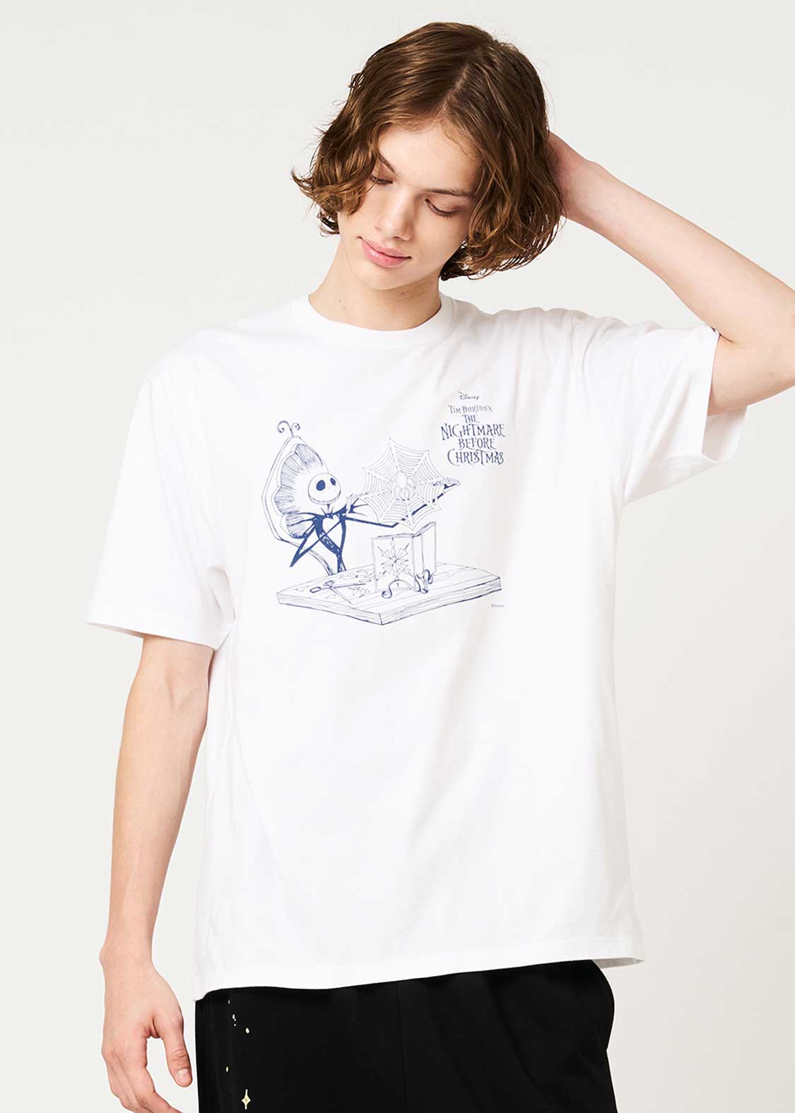 The Nightmare Before Christmas Graniph Christmas Research T-shirt, official product photo 7