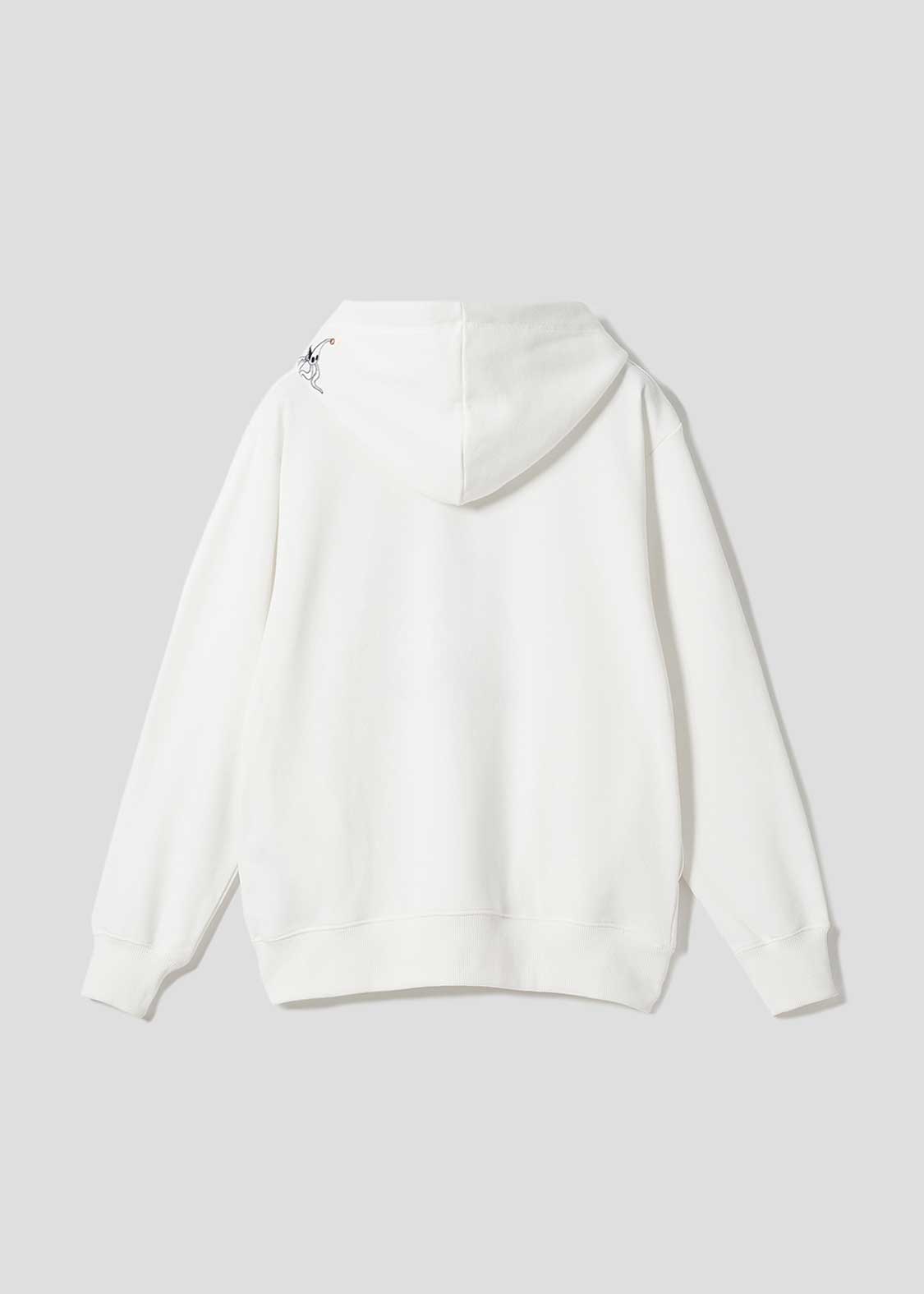 The Nightmare Before Christmas Graniph Jack Face Embossed Fleece Hoodie, official product photo 2
