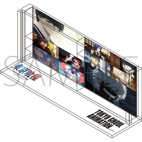 Tokyo Ghoul x Studio Pierrot - 10th Anniversary Memorial Acrylic Frame - White — 10th Anniversary Memorial Acrylic Frame - White