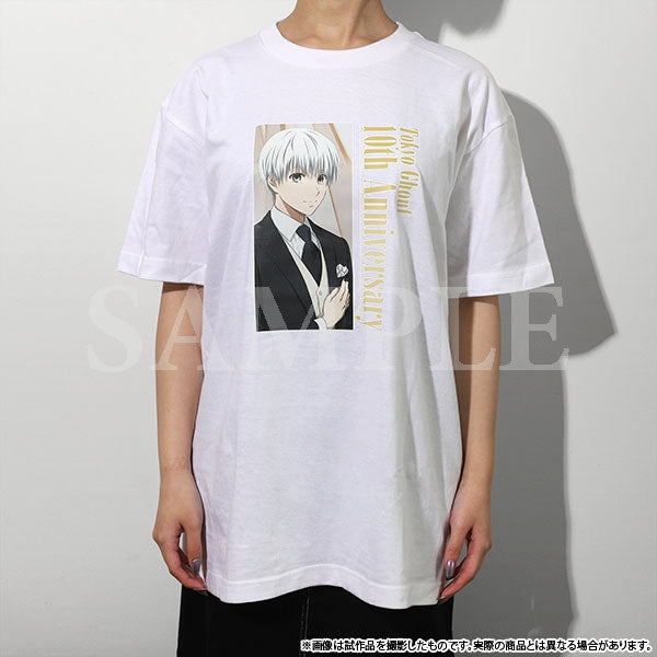 Tokyo Ghoul x Studio Pierrot - 10th Anniversary T-shirt - White — 10th Anniversary T-shirt - White
