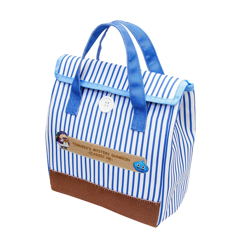 Torneko's Mystery Dungeon Classic HD Nintendo Switch 2 Outing Set - striped lunch bag front