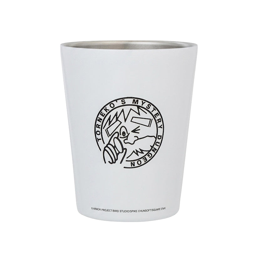 Torneko's Mystery Dungeon Classic HD Steam Outing Set - stainless steel tumbler Torneko artwork side