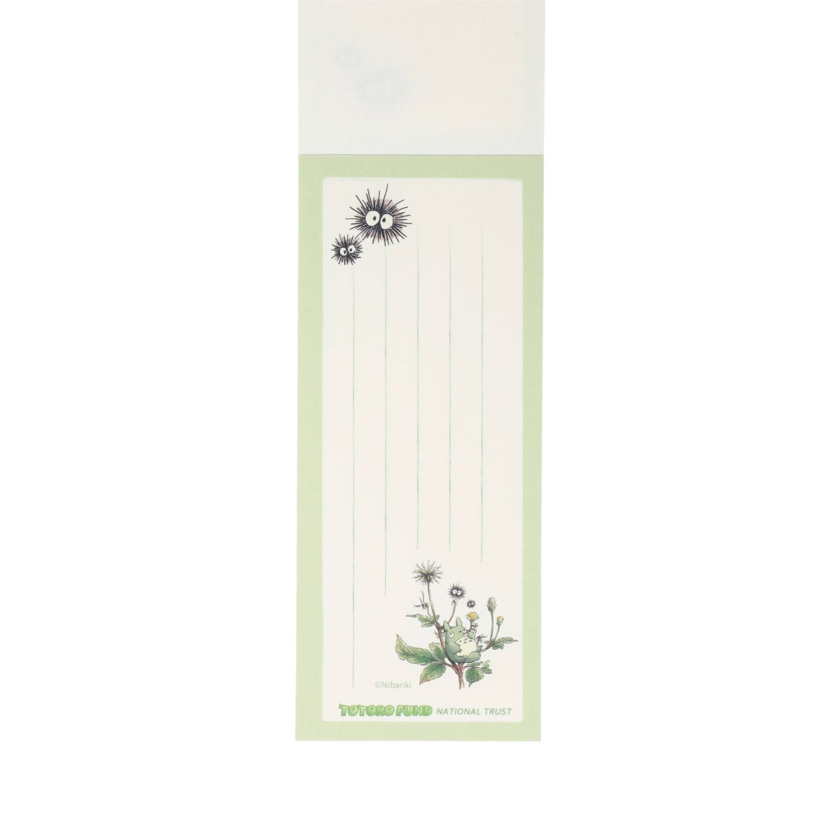 Totoro Fund Illustrated Message Paper Pads (3 Types) - Vertical - official view 11