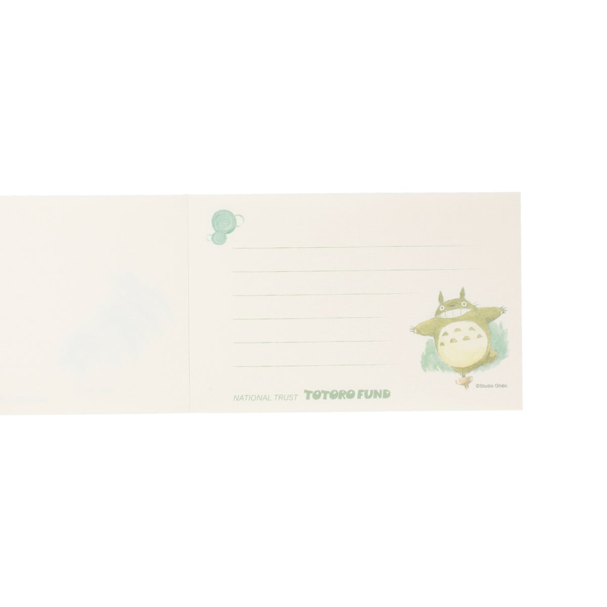 Totoro Fund Illustrated Message Paper Pads (3 Types) - Totoro with Umbrella - official view 20