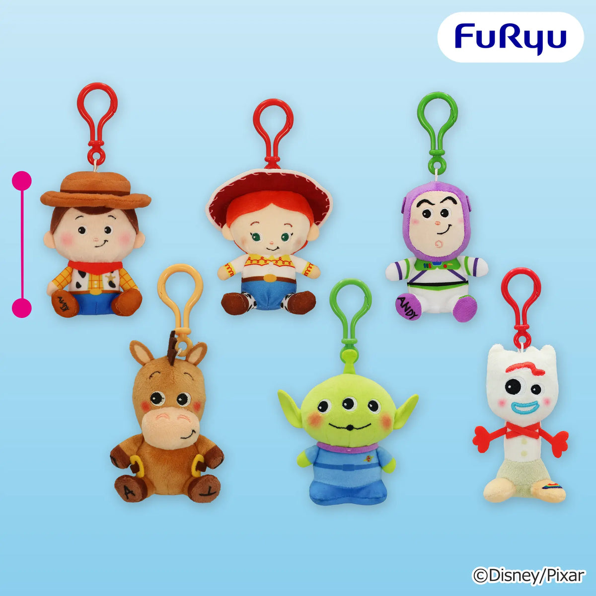 Toy Story Kurippii - Mascots complete set of 6 designs