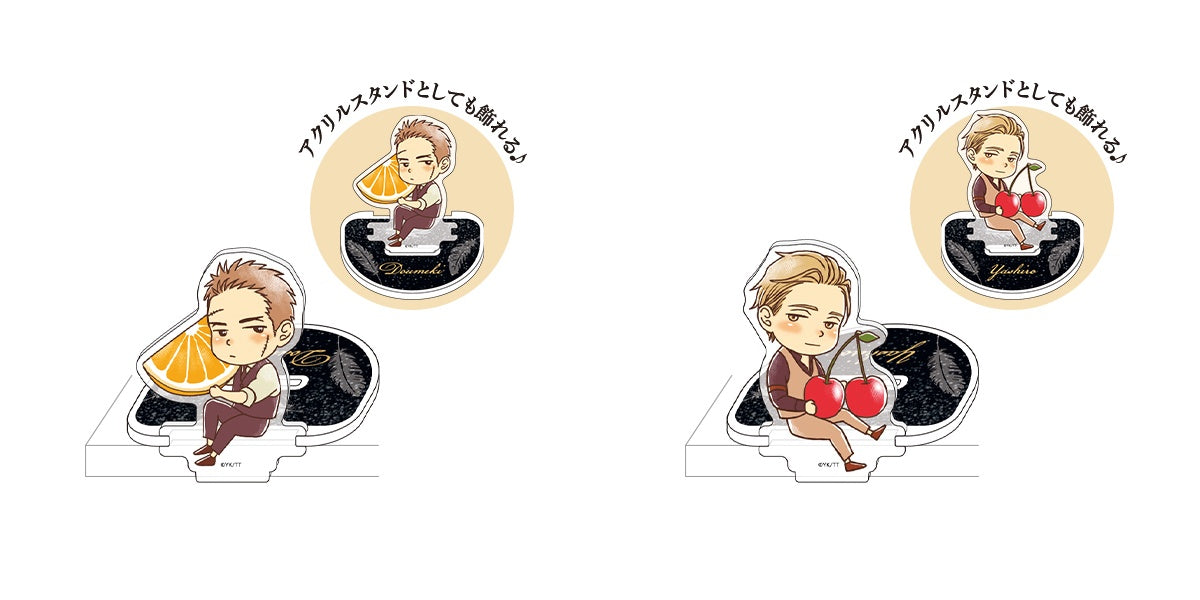 Twittering Birds Never Fly Bar Ukoku seated acrylic stands complete set