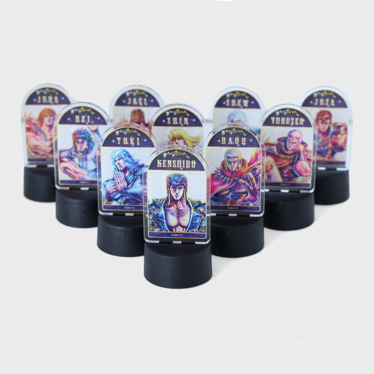 Hokuto no Ken 40th Anniversary Exhibition - Random Bottle Cap Acrylic Stage