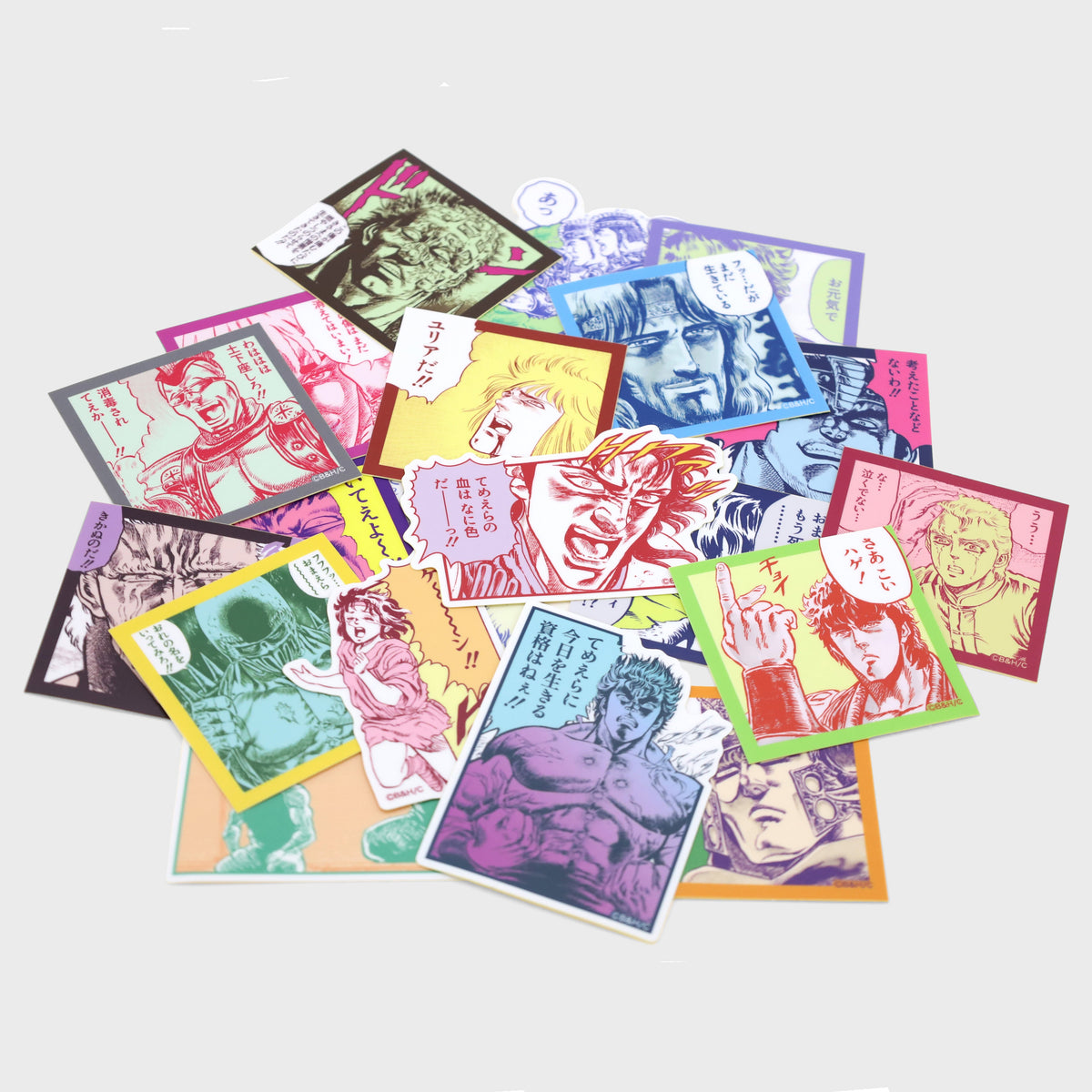 Hokuto no Ken 40th Anniversary Exhibition - Mini Sticker - Additional view 1