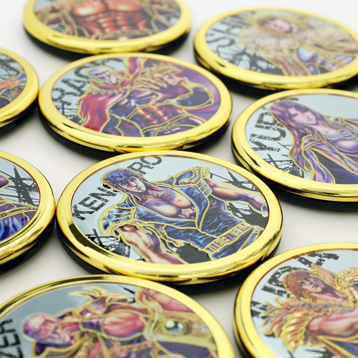 Hokuto no Ken 40th Anniversary Exhibition - Engraved Double Compact Mirror - Additional view 3