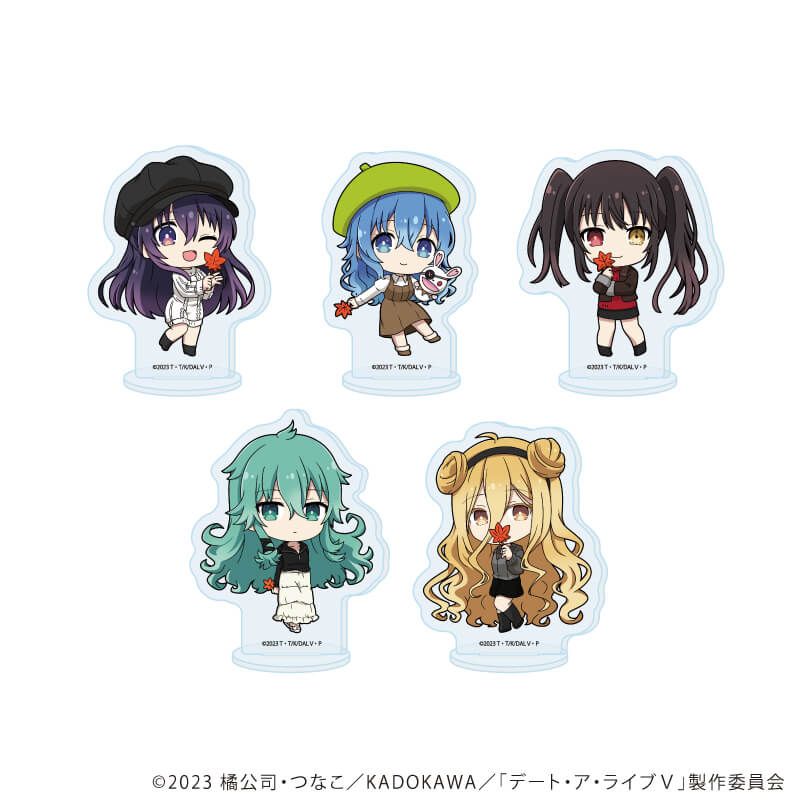 Date A Live V mini character acrylic stand designs