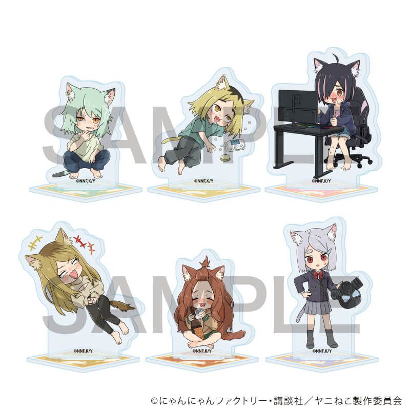 Chainsmoker Cat GraffArt acrylic stand designs