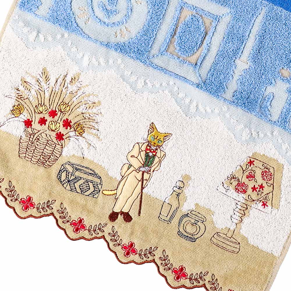 Whisper of the Heart - Baron and the Antique Shop Face Towel - official view 4