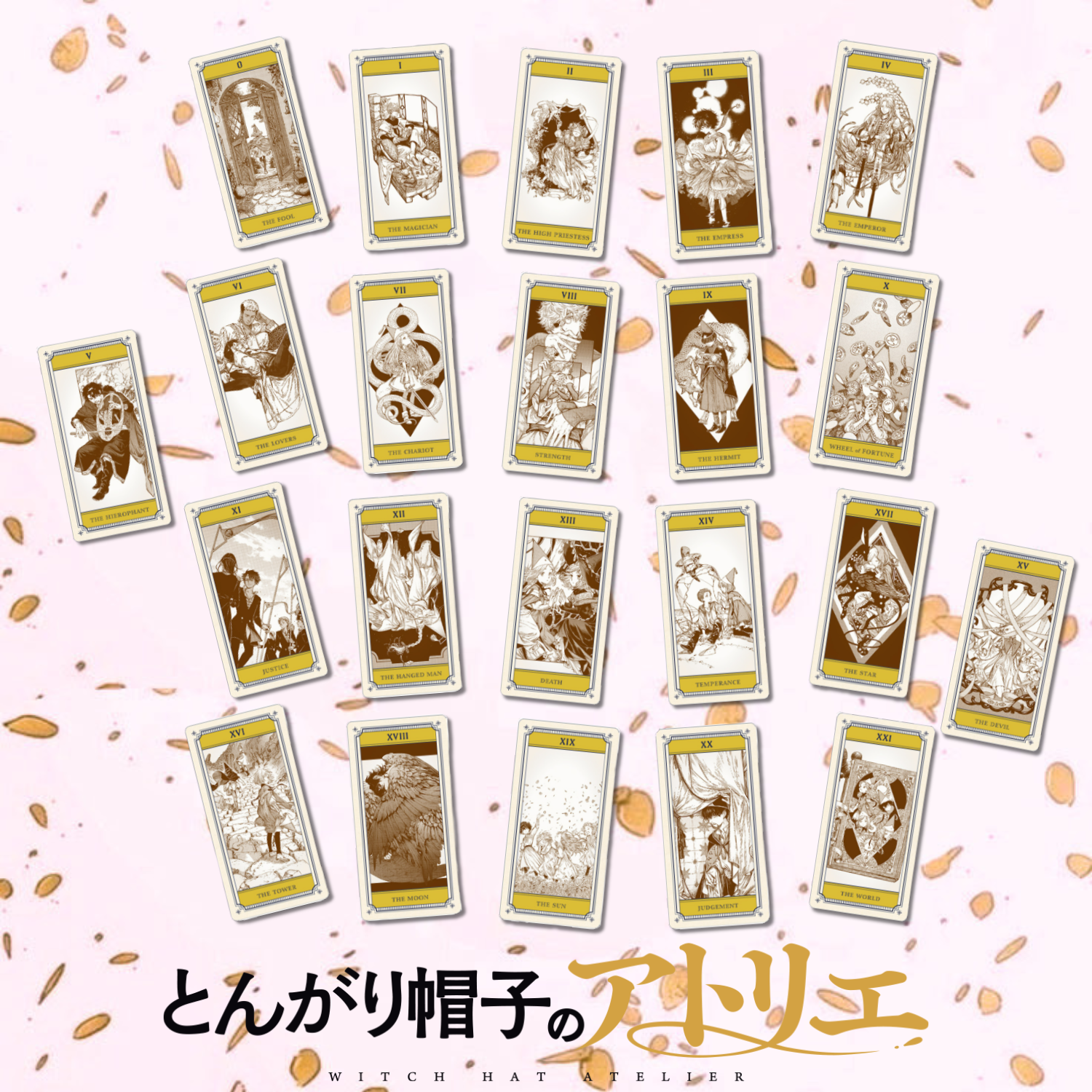 Witch Hat Atelier - Tarot Cards (22 Types)