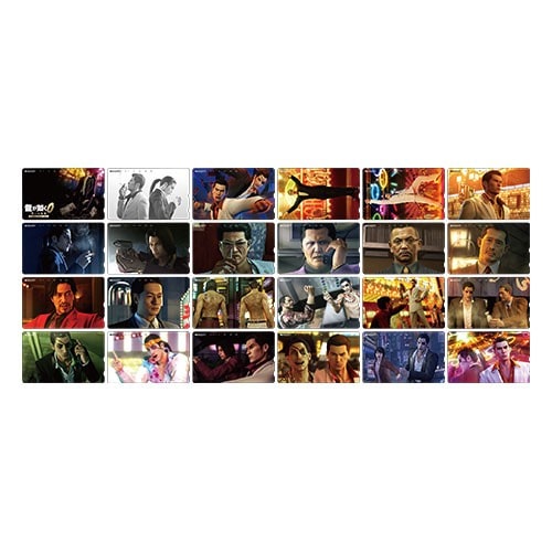 Yakuza 0 Director's Cut phone-card-style collection - all 24 designs