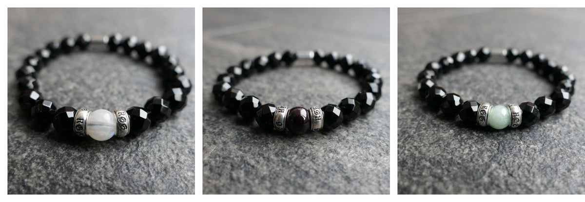 Yakuza birthstone bracelets - complete set