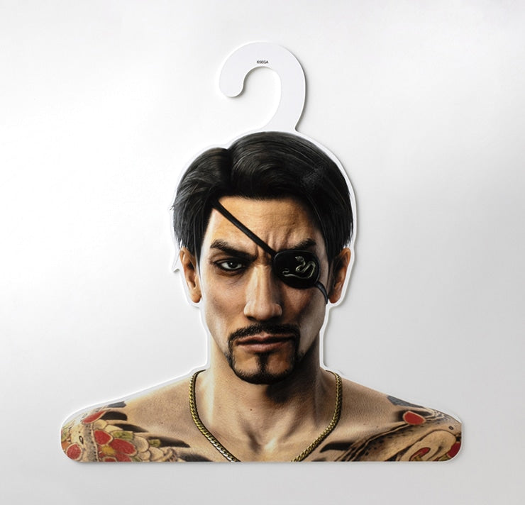 Yakuza Like a Dragon Goro Majima character hanger, front view