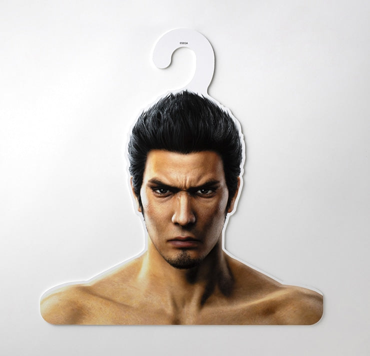 Yakuza Like a Dragon Kiryu Kazuma character hanger, front view