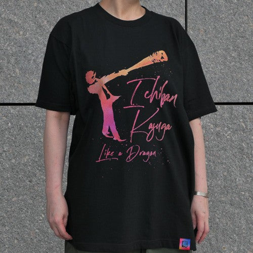 Ichiban Kasuga Color Bloom T-shirt worn front view