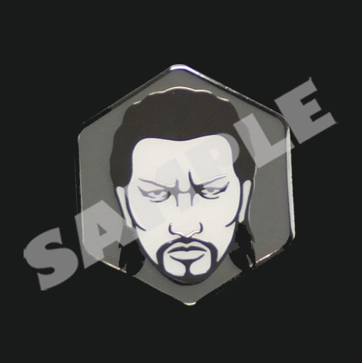 Yakuza character face pin - Daigo Dojima